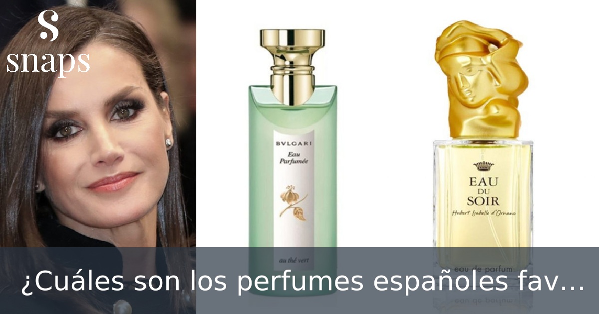 ¿Cuáles son los perfumes españoles favoritos de las famosas?