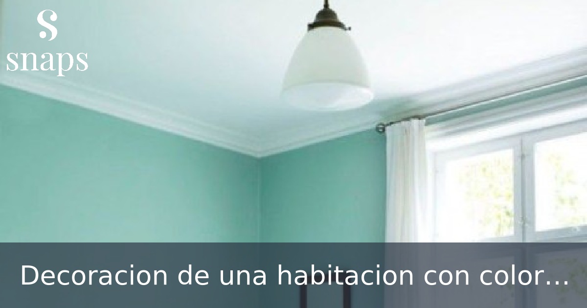 Decoracion de una habitacion con colores verdes