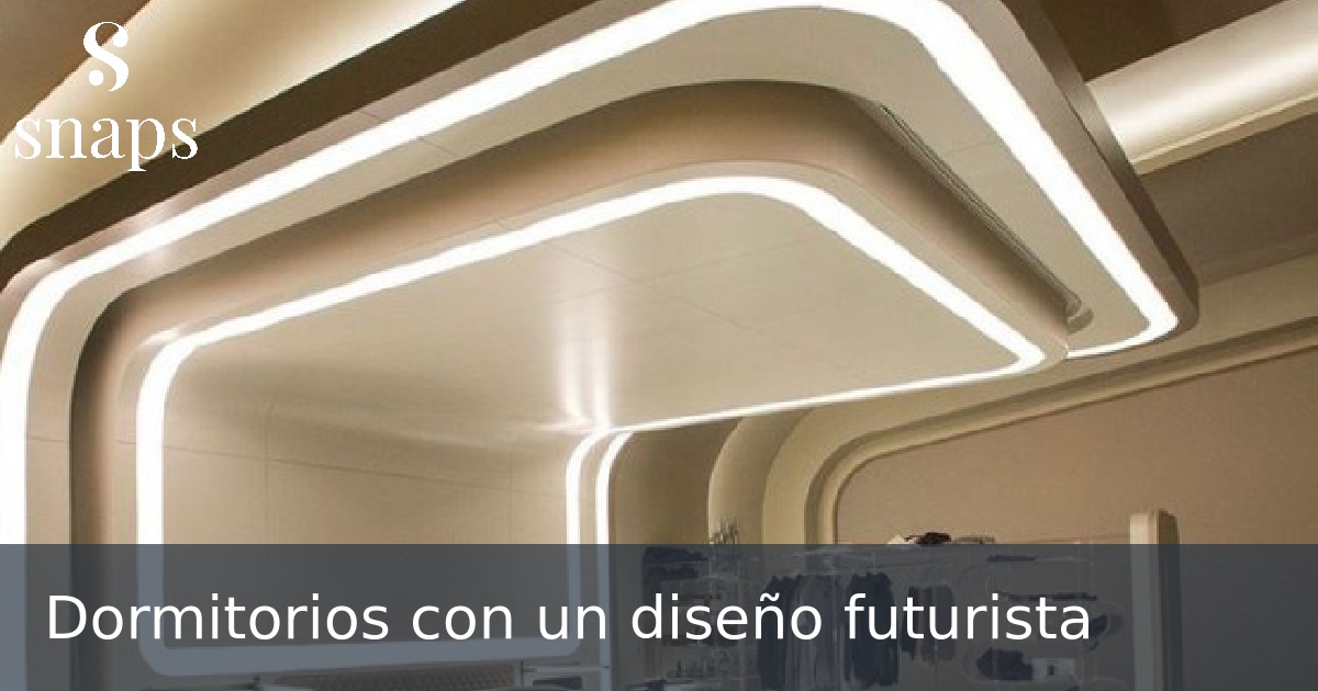 Dormitorios con un diseño futurista