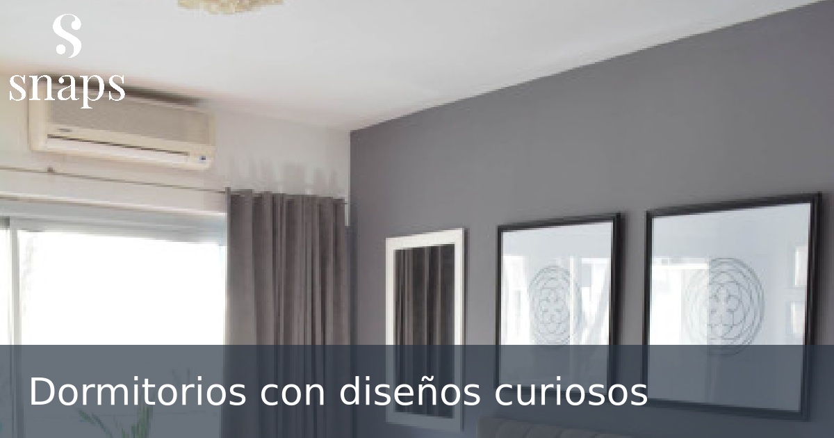 Dormitorios con diseños curiosos