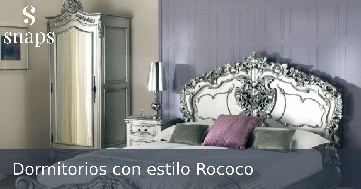 Dormitorios con estilo Rococo