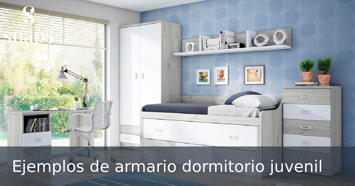 Ejemplos de armario dormitorio juvenil