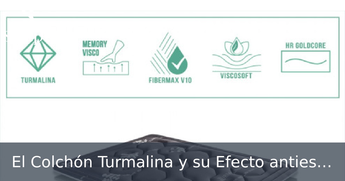 El Colchón Turmalina y su Efecto antiestrés y terapéutico.
