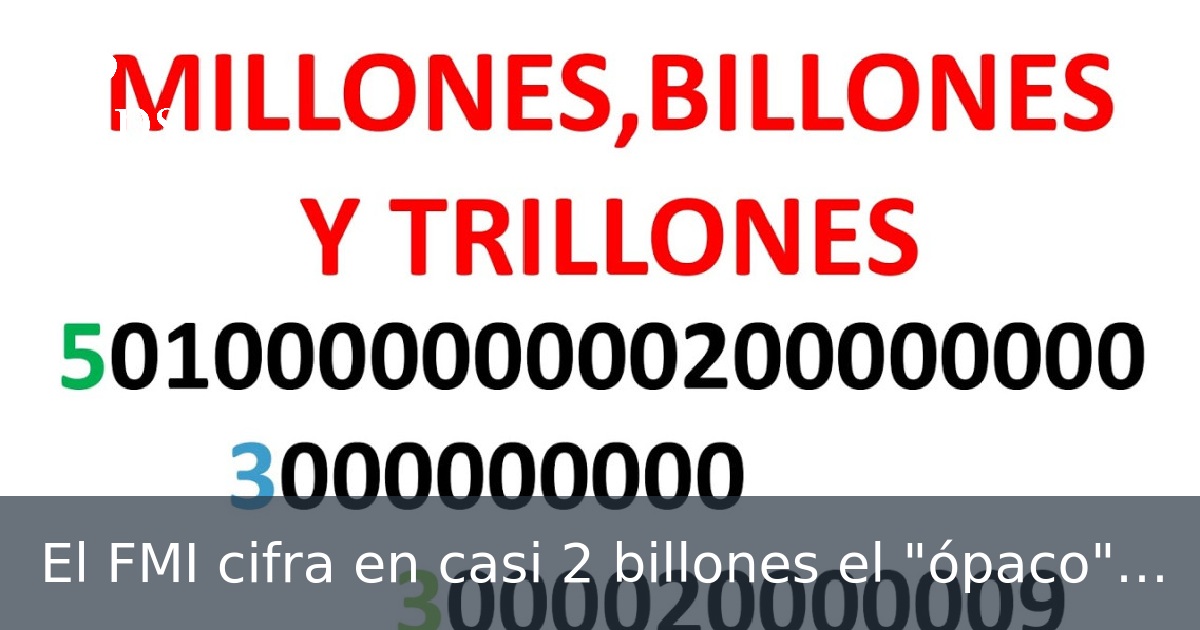 El FMI cifra en casi 2 billones el "ópaco" mercado privado de crédito mundial