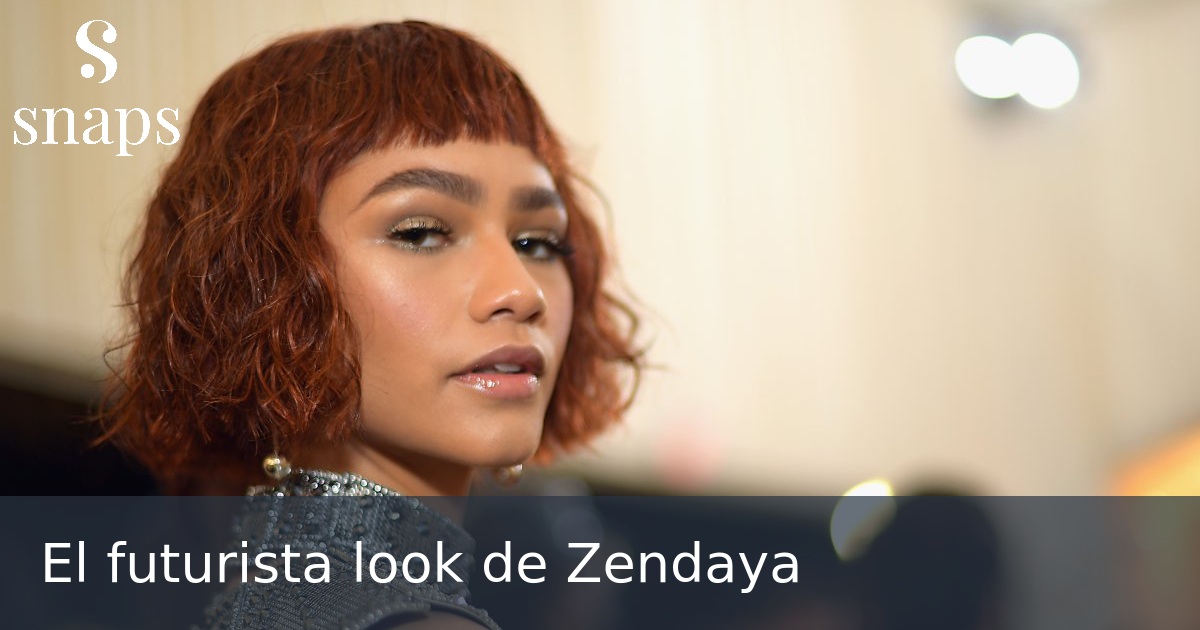 El futurista look de Zendaya