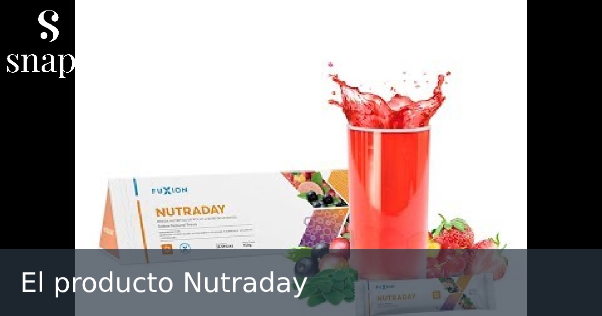 El producto Nutraday