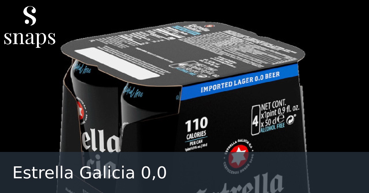 Estrella Galicia 0,0