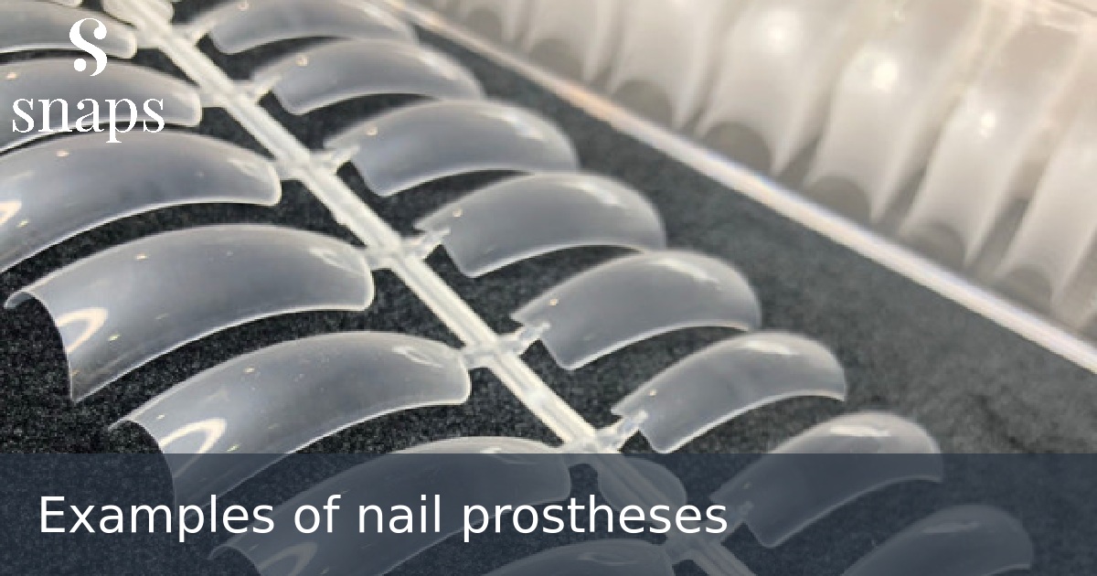 Examples of nail prostheses
