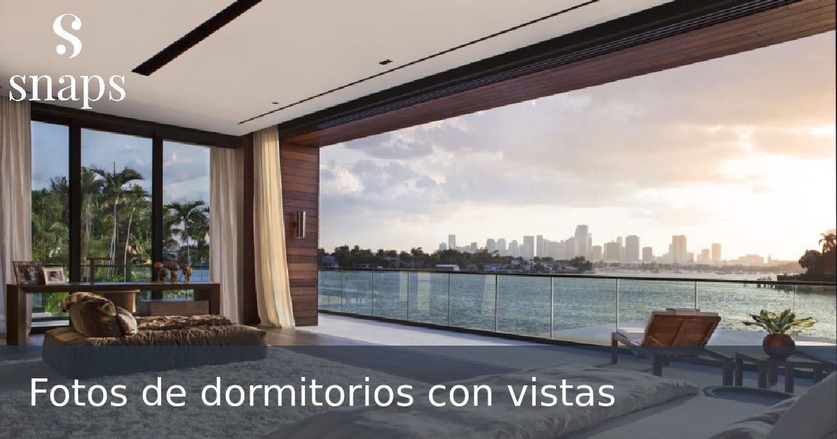Fotos de dormitorios con vistas
