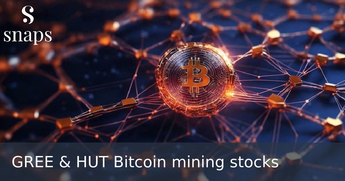 GREE & HUT Bitcoin mining stocks