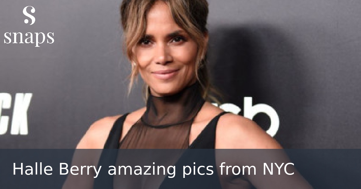 Halle Berry amazing pics from NYC