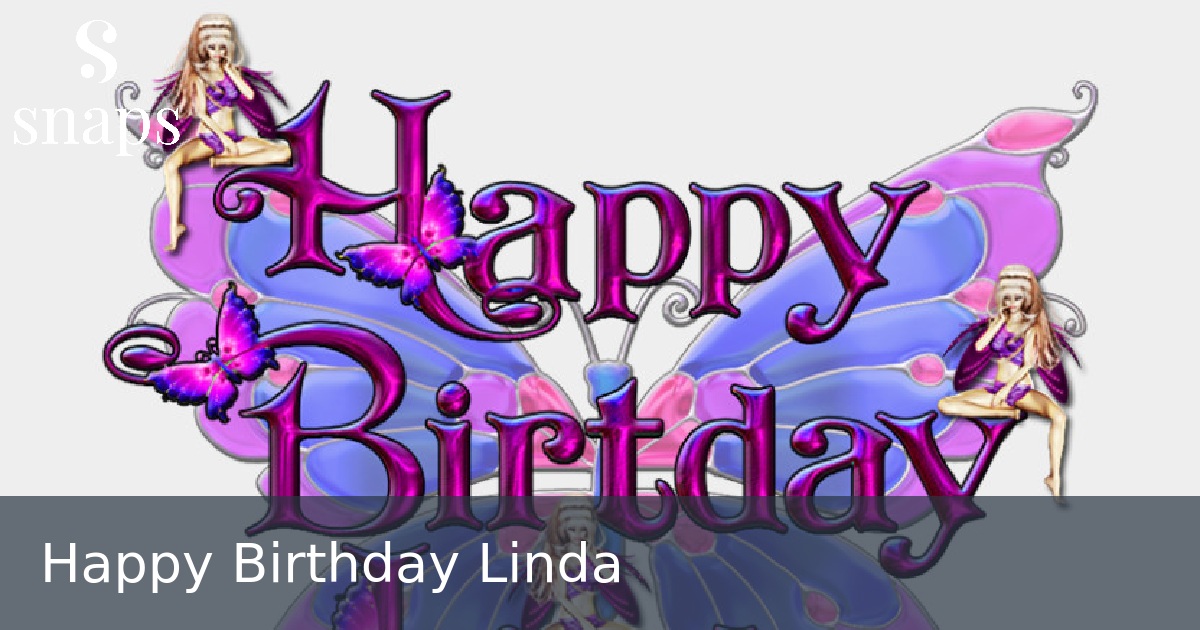 Happy Birthday Linda
