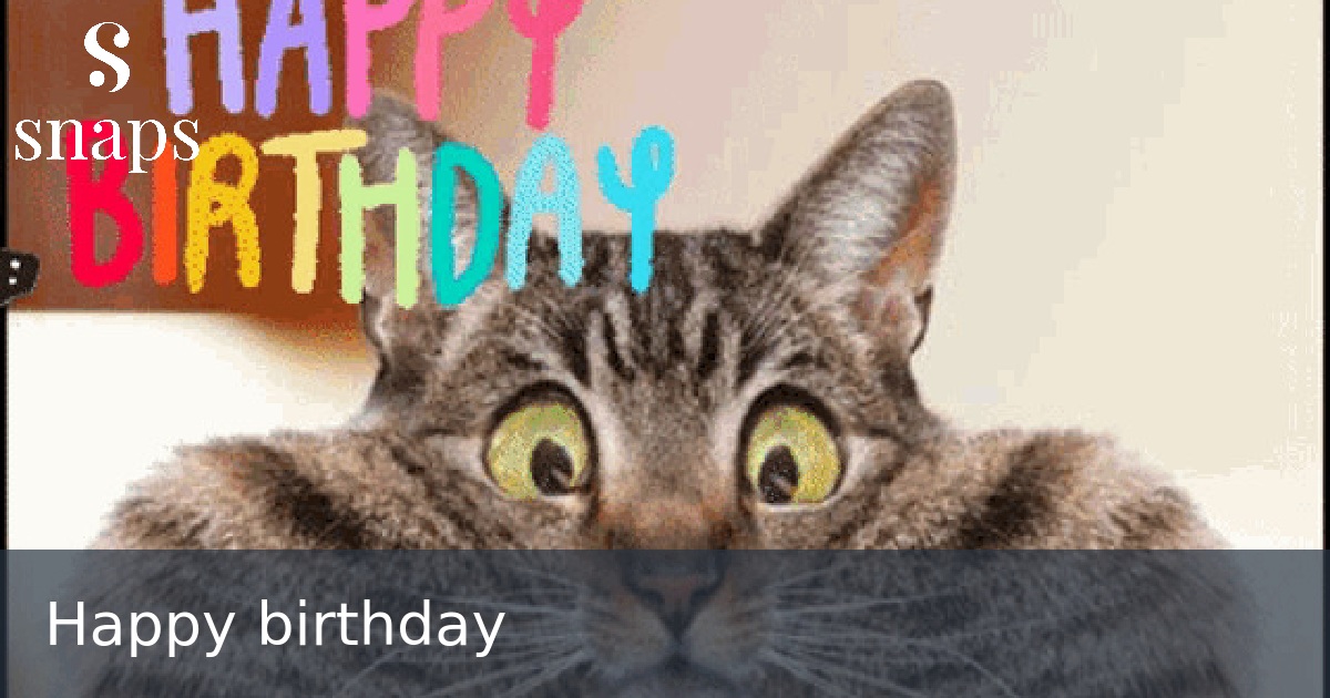 Happy birthday