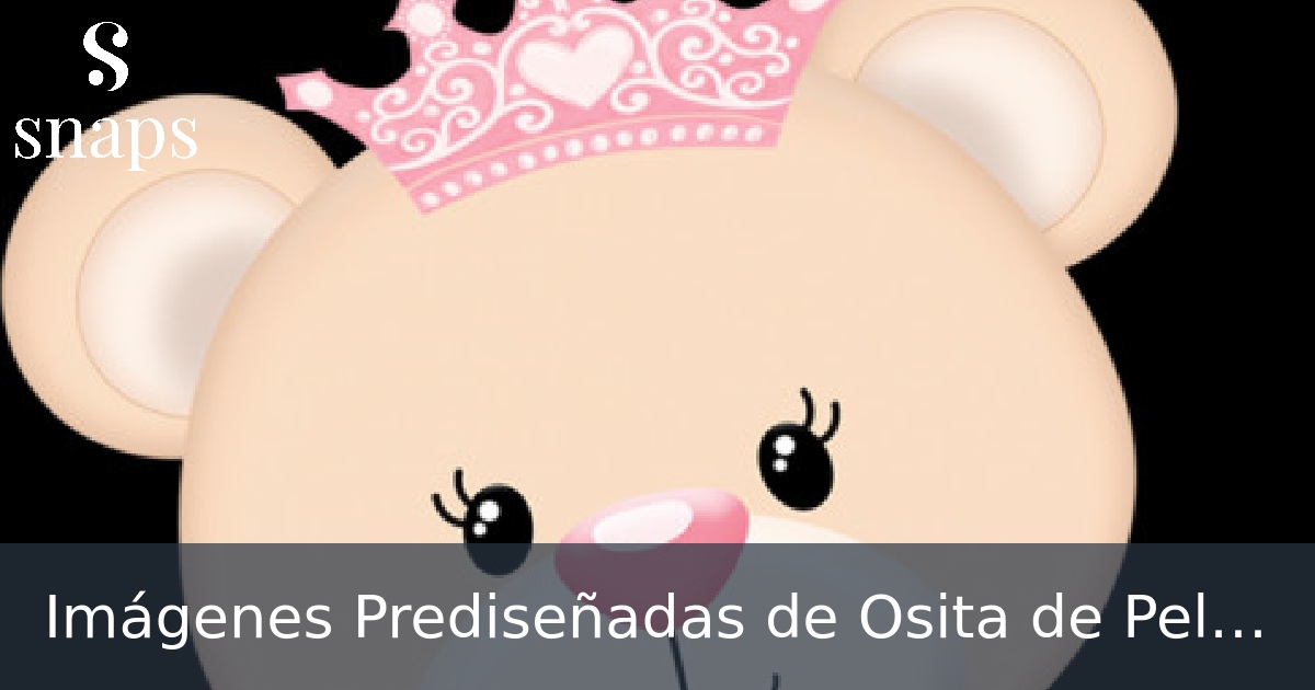 Imágenes Prediseñadas de Osita de Peluche