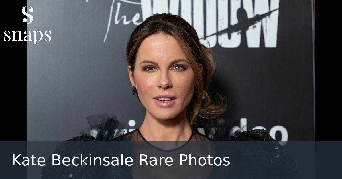 Kate Beckinsale Rare Photos