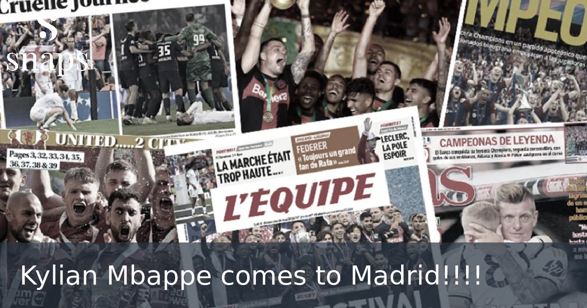Kylian Mbappe comes to Madrid!!!!