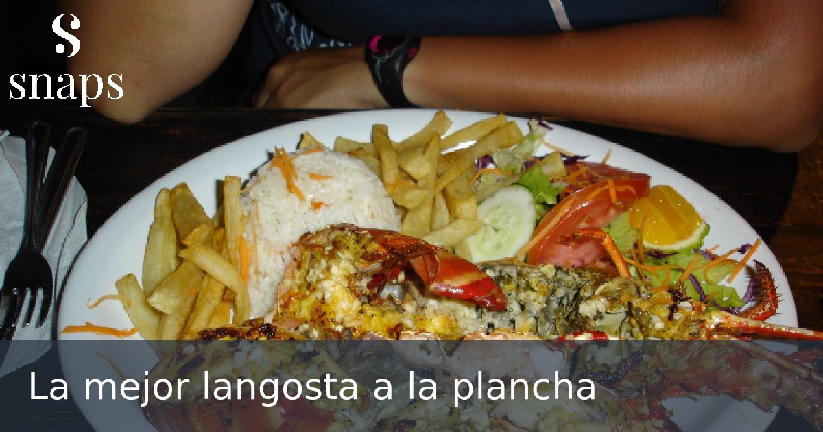 La mejor langosta a la plancha