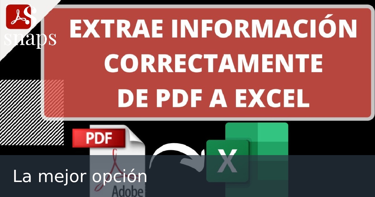 La mejor opción