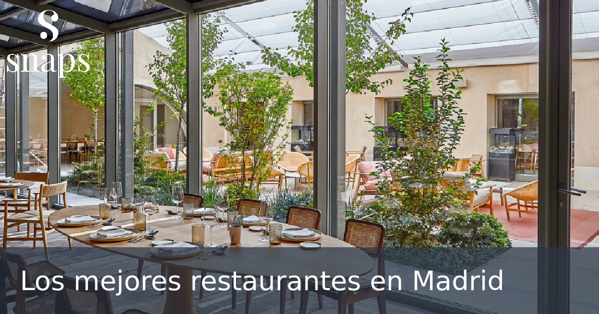 Los mejores restaurantes en Madrid