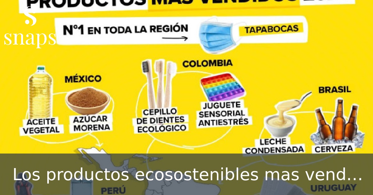 Los productos ecosostenibles mas vendidos