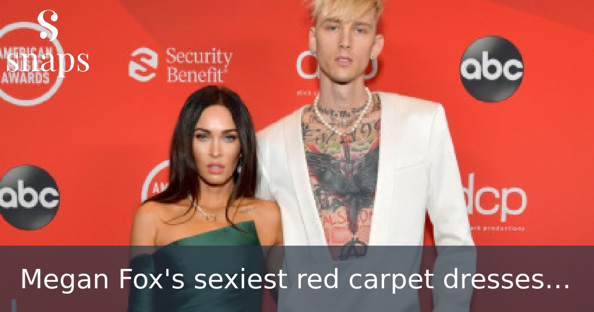 Megan Fox's sexiest red carpet dresses ever