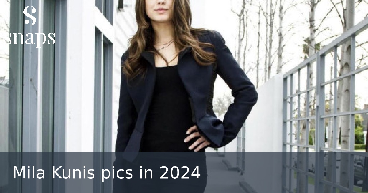 Mila Kunis pics in 2024