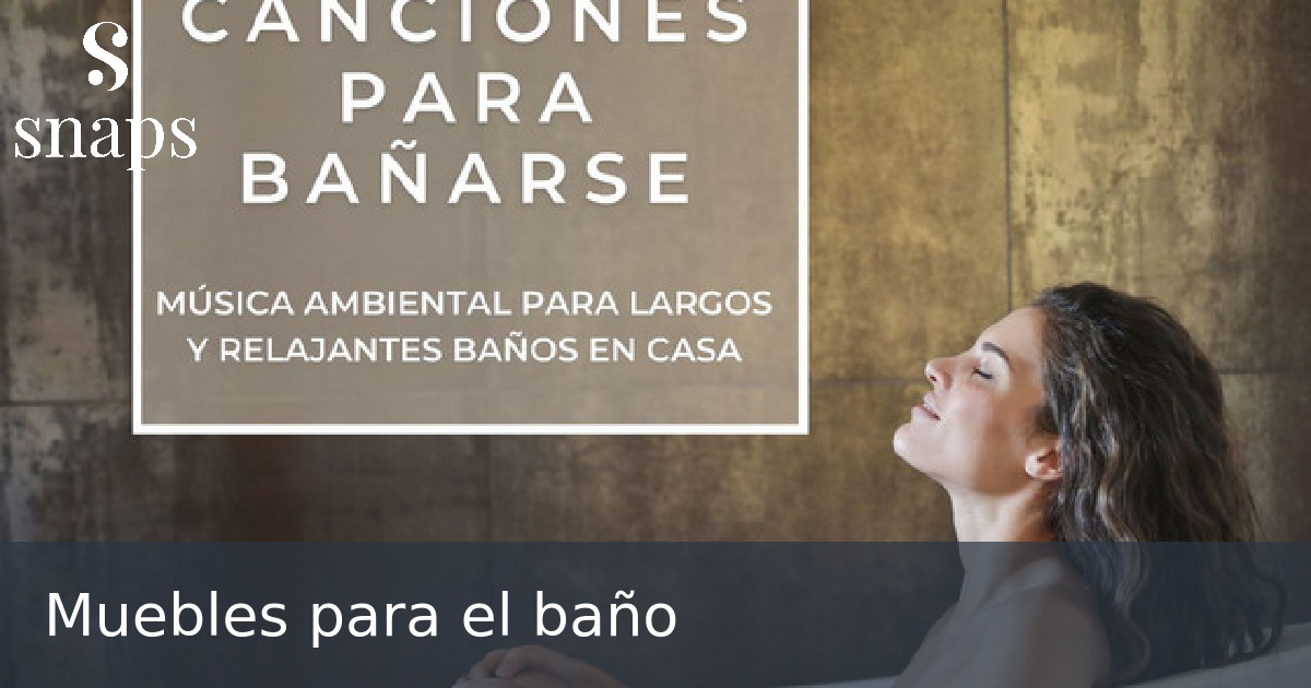 Muebles para el baño