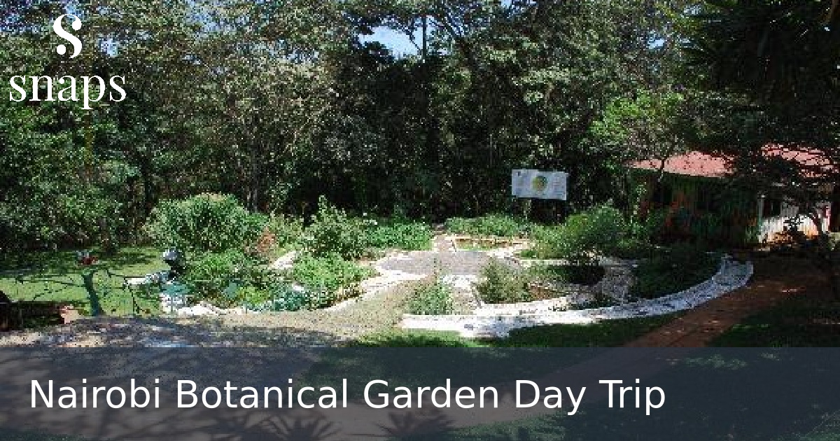 Nairobi Botanical Garden Day Trip