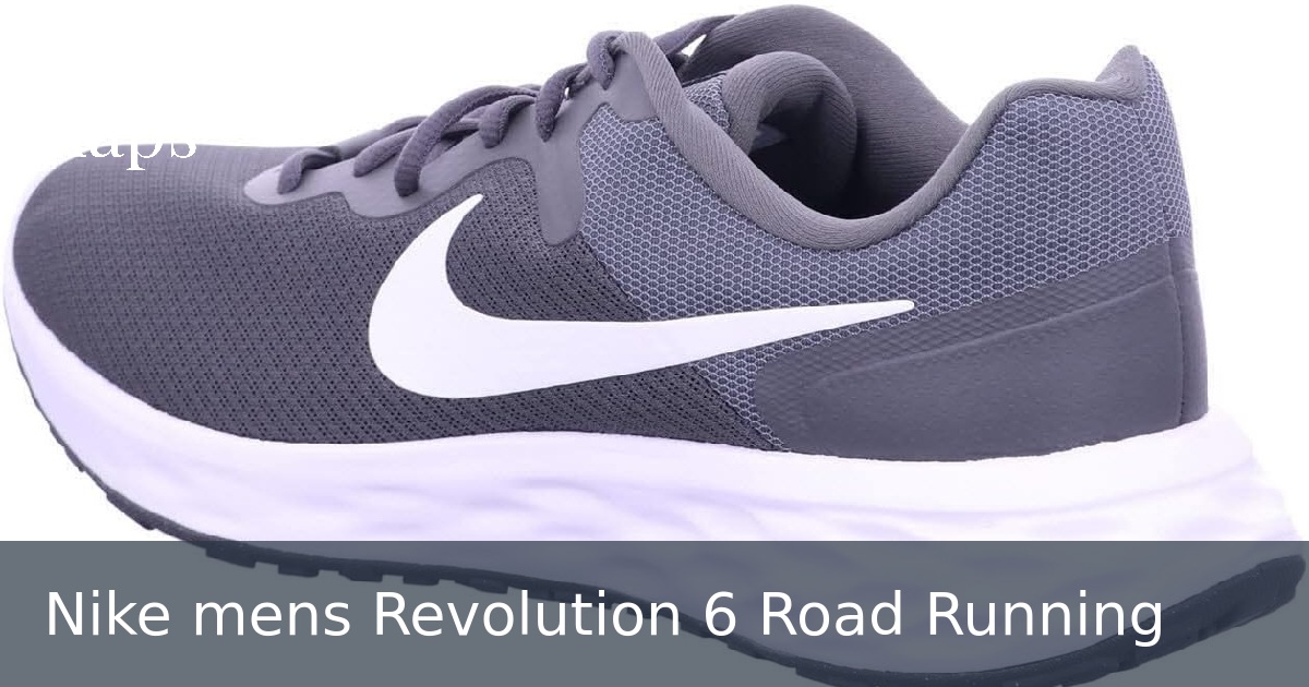 Nike mens Revolution 6 Road Running