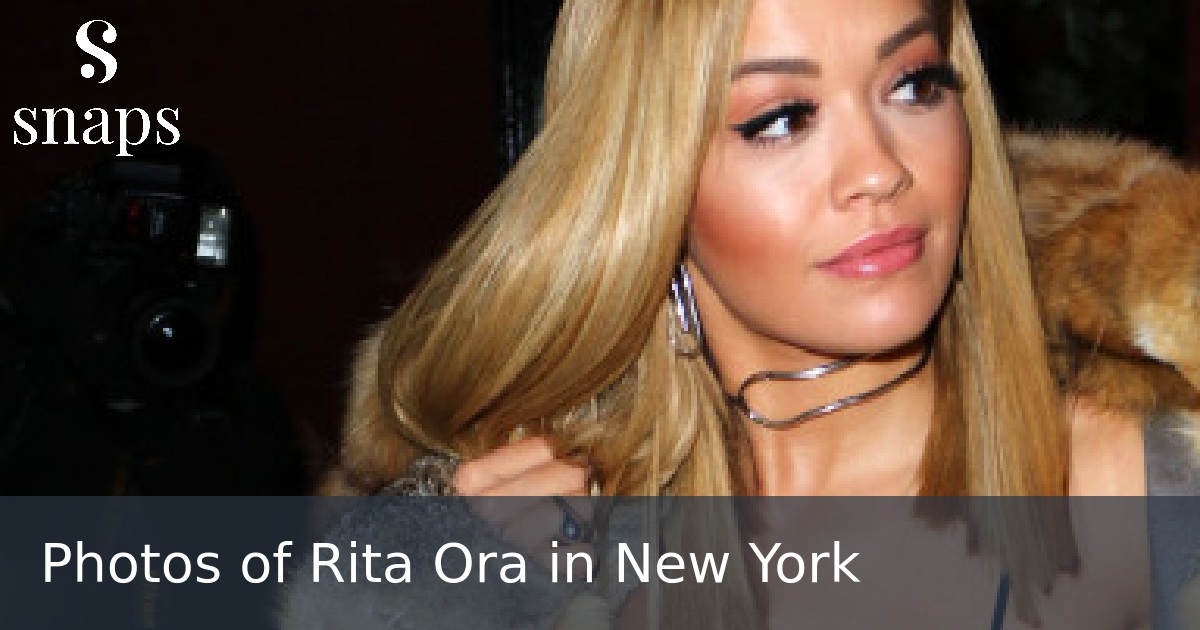 Photos of Rita Ora in New York