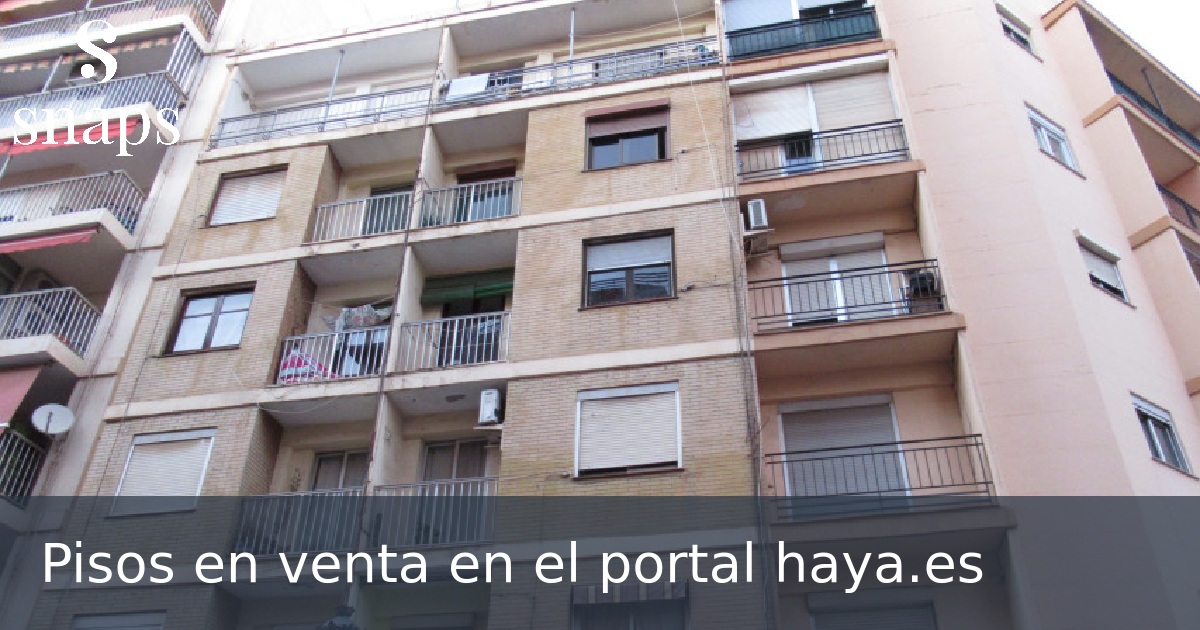 Pisos en venta en el portal haya.es