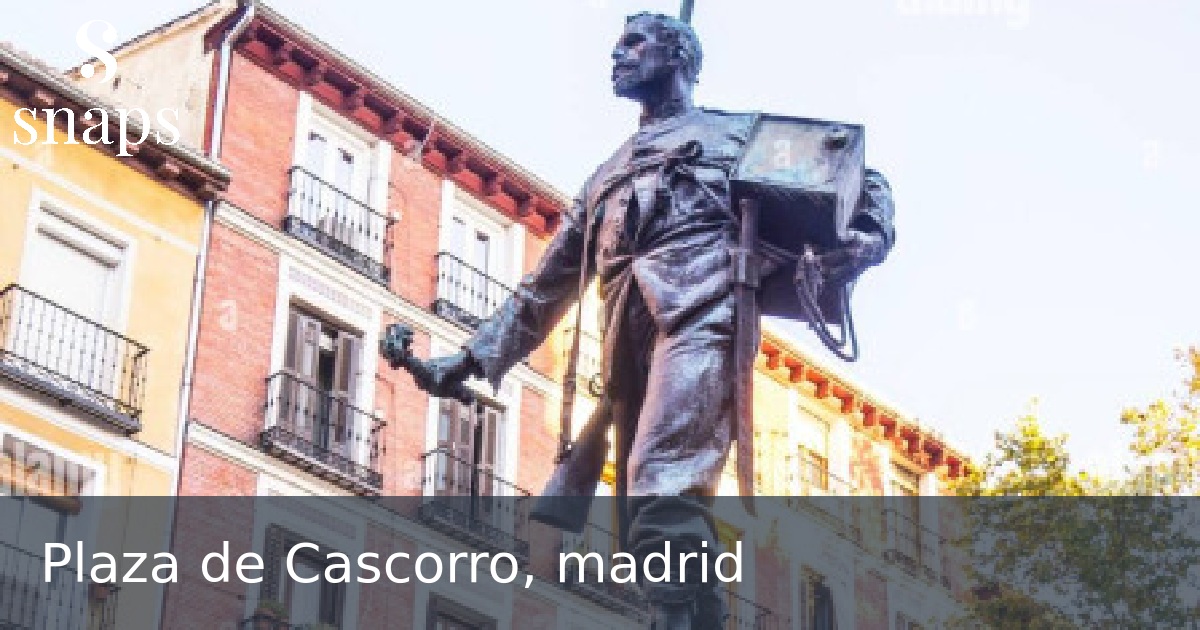 Plaza de Cascorro, madrid