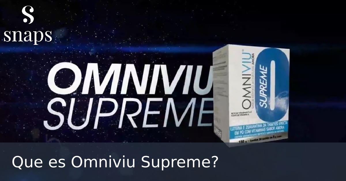Que es Omniviu Supreme?