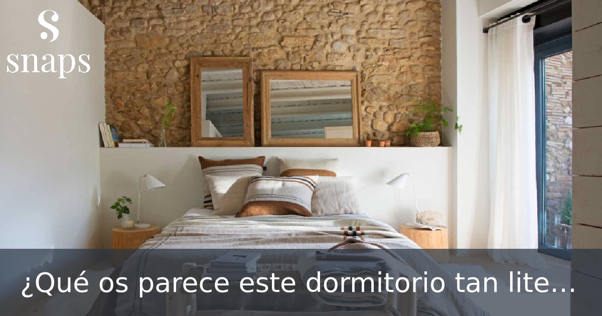 ¿Qué os parece este dormitorio tan literario?