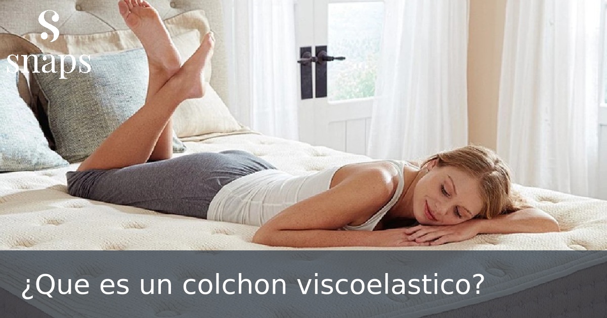 ¿Que es un colchon viscoelastico?