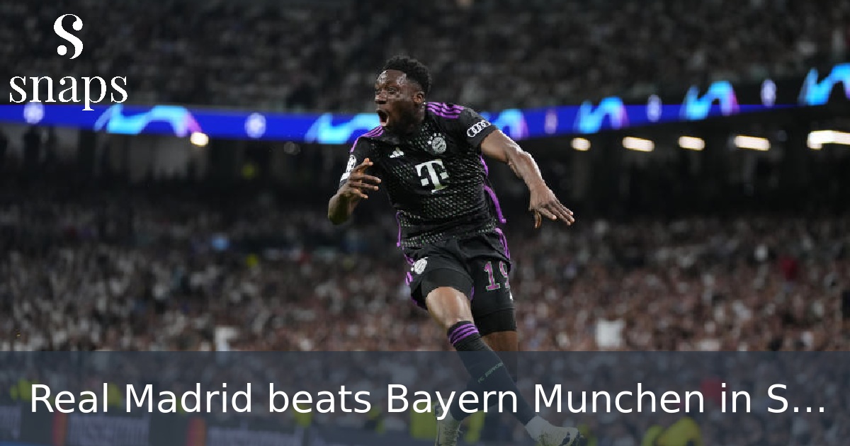 Real Madrid beats Bayern Munchen in Semifinalss