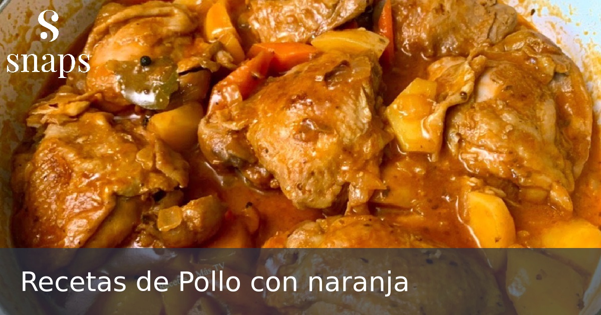 Recetas de Pollo con naranja