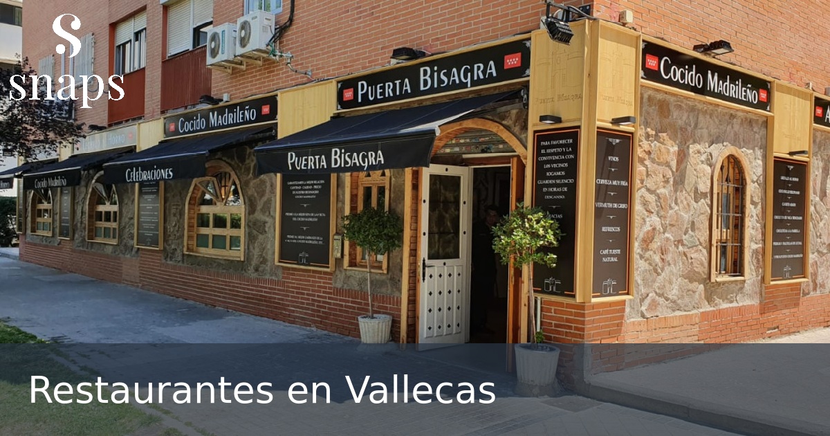Restaurantes en Vallecas