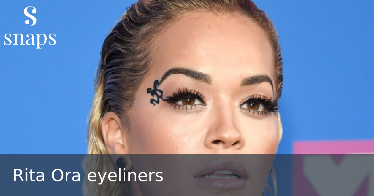 Rita Ora eyeliners