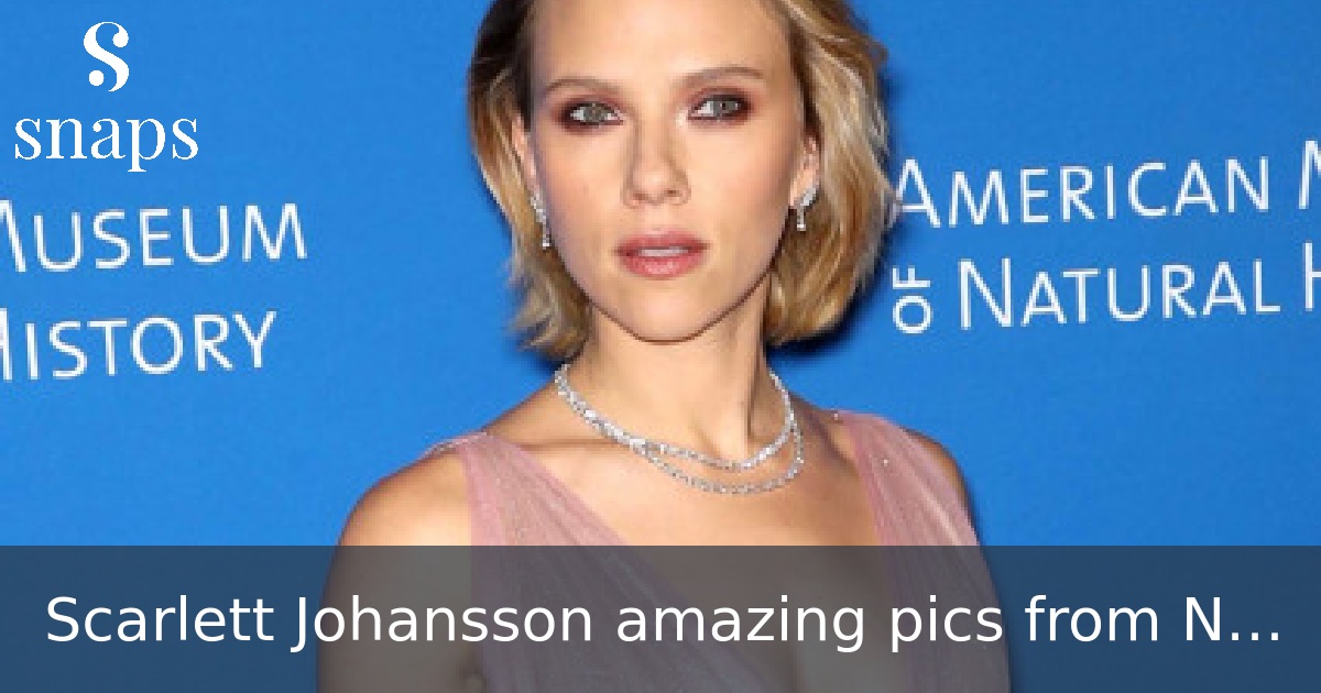 Scarlett Johansson amazing pics from NYC