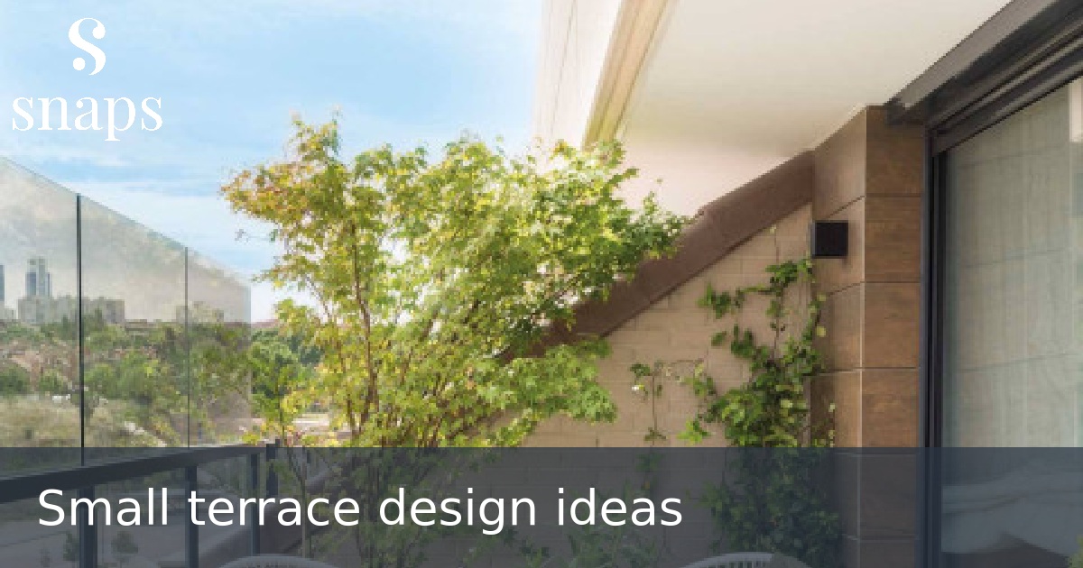 Small terrace design ideas