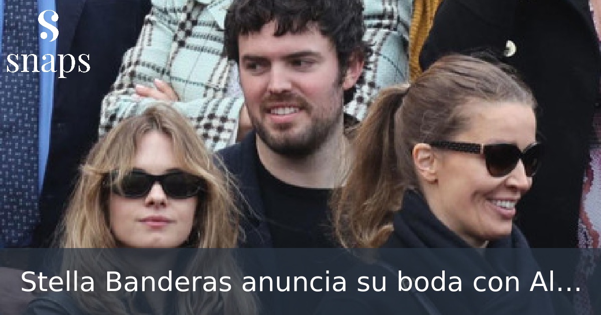 Stella Banderas anuncia su boda con Alex Gruszynski