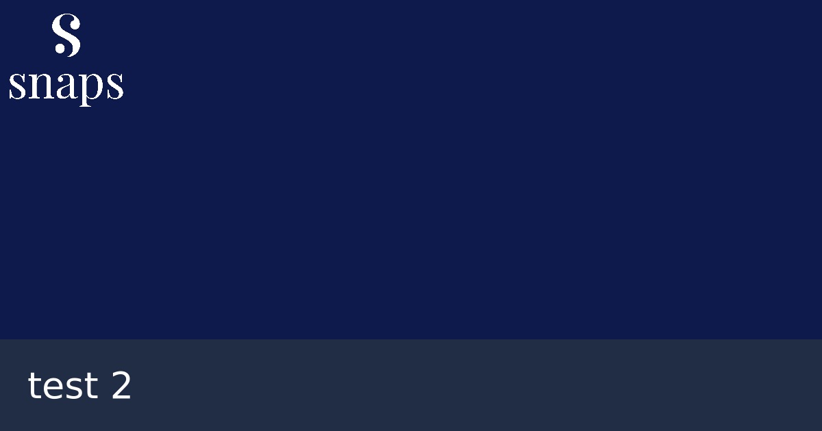 test 2