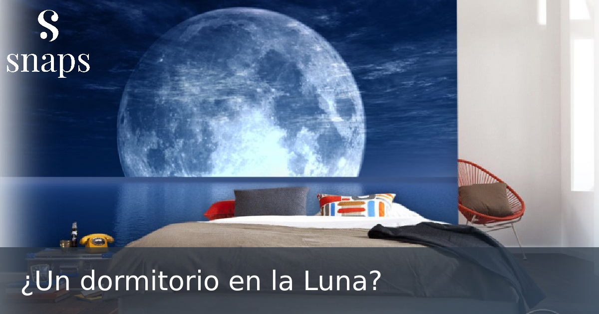 ¿Un dormitorio en la Luna?