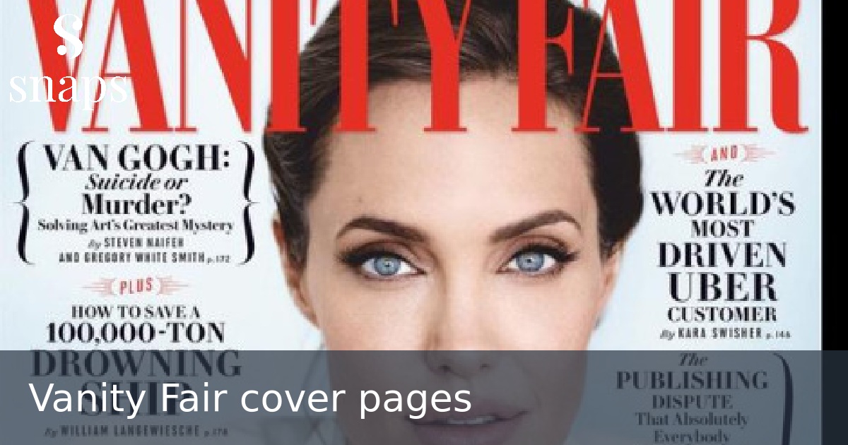 Vanity Fair cover pages