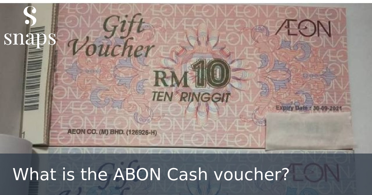 What is the ABON Cash voucher?